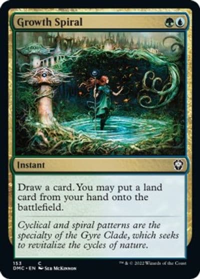 Growth Spiral Commander: Dominaria United Magic card