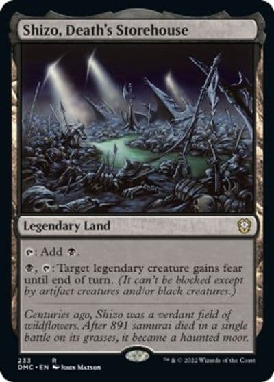 Shizo Deaths Storehouse Commander: Dominaria United Magic card