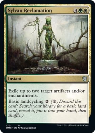 Sylvan Reclamation Commander: Dominaria United Magic card