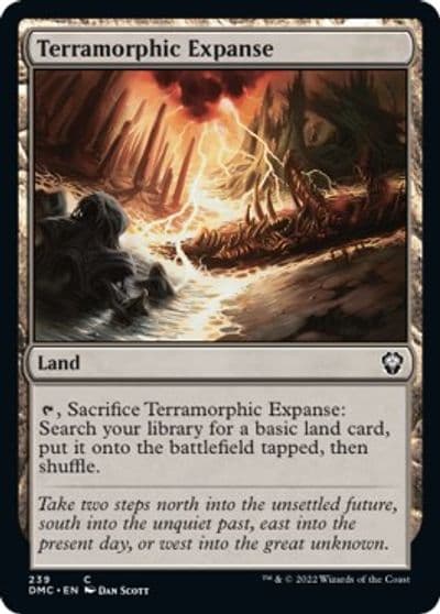 Terramorphic Expanse Commander: Dominaria United Magic card