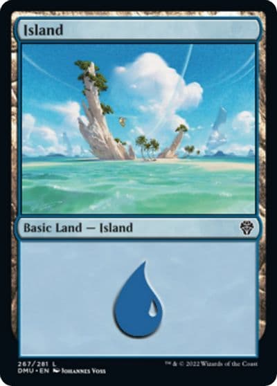 Island 267 Dominaria United Magic card