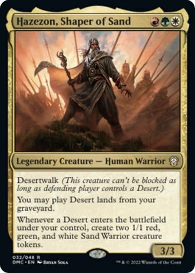 Hazezon Shaper of Sand Commander: Dominaria United Magic card
