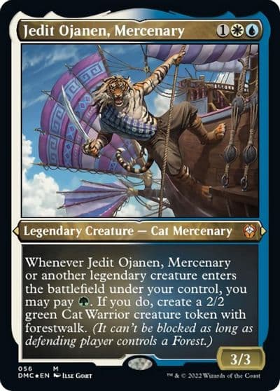 Jedit Ojanen Mercenary Foil Etched Commander: Dominaria United Magic card