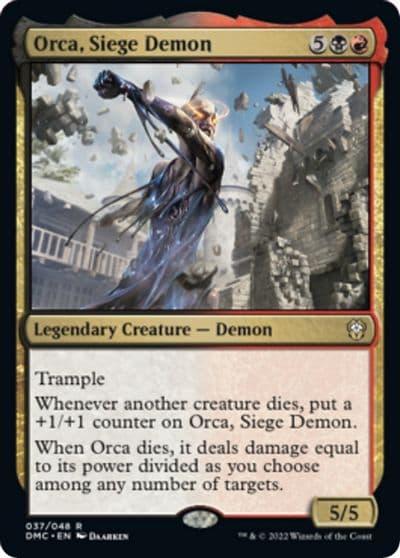Orca Siege Demon Commander: Dominaria United Magic card