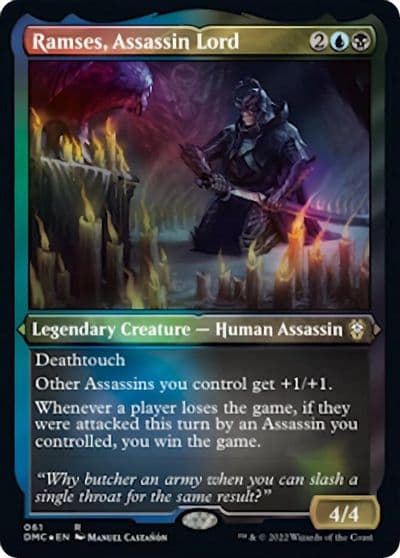 Ramses Assassin Lord Foil Etched Commander: Dominaria United Magic card