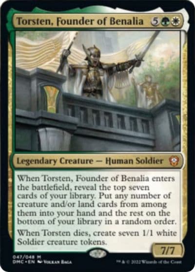 Torsten Founder of Benalia Commander: Dominaria United Magic card