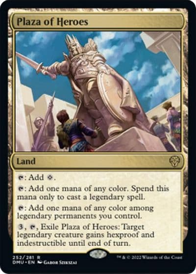 Plaza of Heroes Dominaria United Magic card
