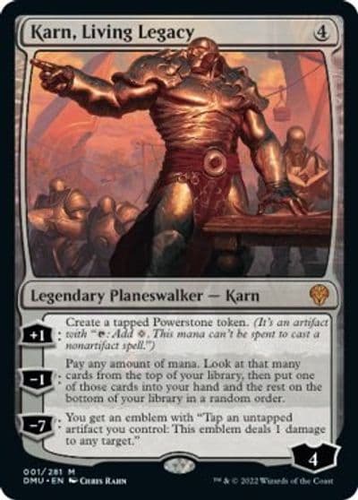 Karn Living Legacy Dominaria United Magic card
