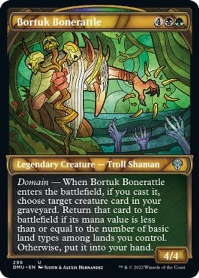 Bortuk Bonerattle Showcase Dominaria United Magic card
