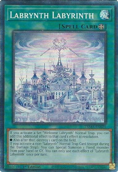 Labrynth Labyrinth CR Tactical Masters Yu-Gi-Oh! card