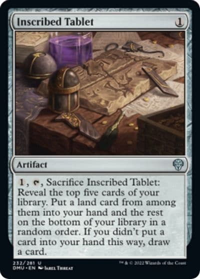 Inscribed Tablet Dominaria United Magic card