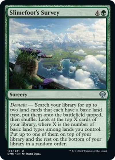 Slimefoots Survey Dominaria United Magic card
