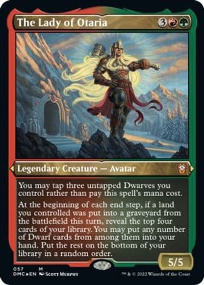 The Lady of Otaria Foil Etched Commander: Dominaria United Magic card