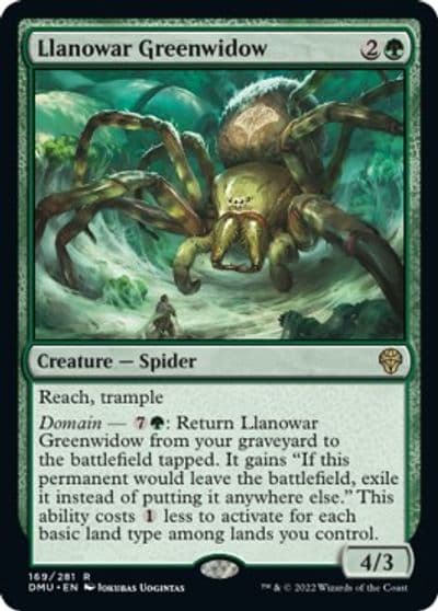 Llanowar Greenwidow Dominaria United Magic card