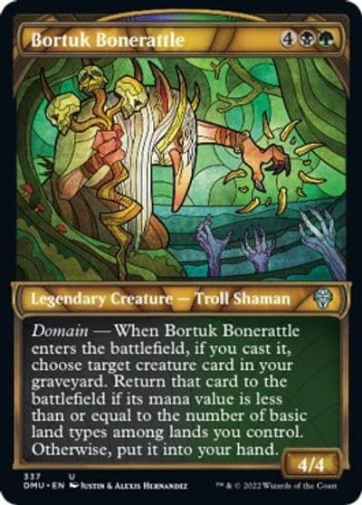 Bortuk Bonerattle Textured Foil Dominaria United Magic card