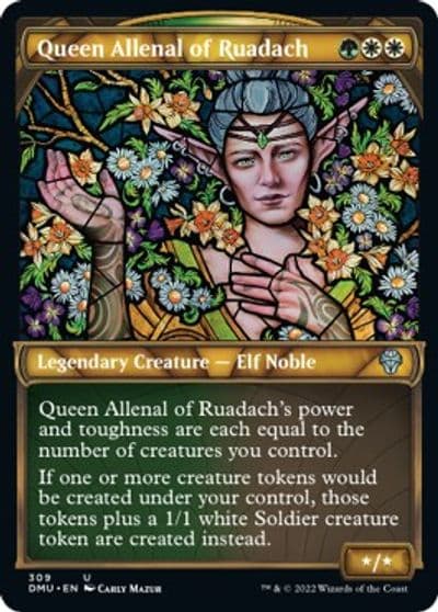 Queen Allenal of Ruadach Showcase Dominaria United Magic card