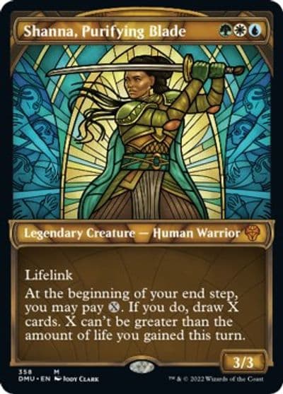 Shanna Purifying Blade Textured Foil Dominaria United Magic card