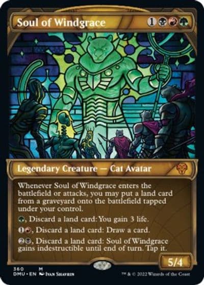 Soul of Windgrace Textured Foil Dominaria United Magic card