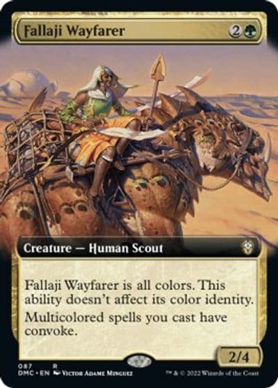 Fallaji Wayfarer Extended Art Commander: Dominaria United Magic card