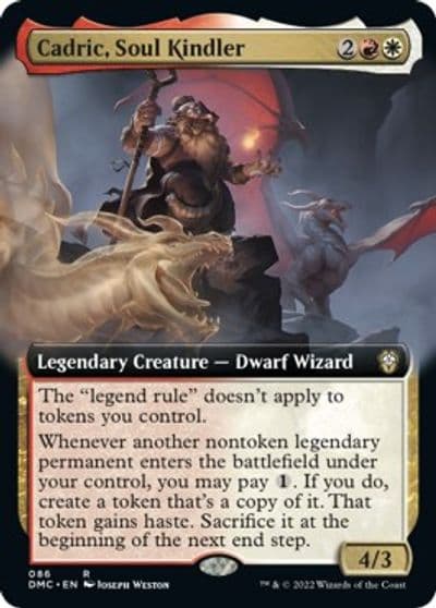 Cadric Soul Kindler Extended Art Commander: Dominaria United Magic card