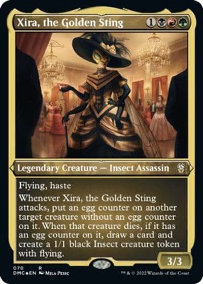 Xira the Golden Sting Foil Etched Commander: Dominaria United Magic card
