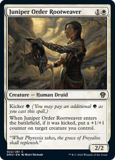 Juniper Order Rootweaver Dominaria United Magic card
