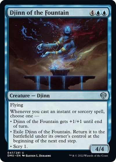 Djinn of the Fountain Dominaria United Magic card