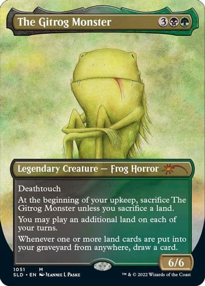 The Gitrog Monster Borderless Secret Lair Drop Series Magic card