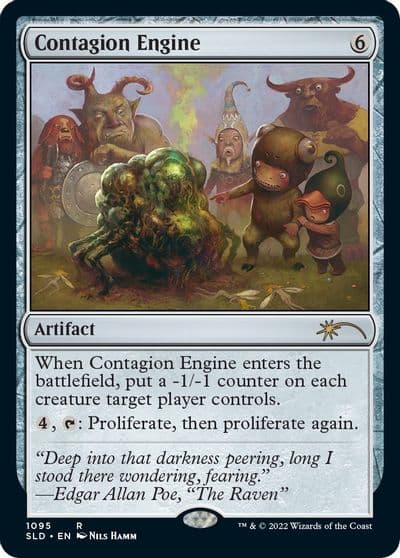 Contagion Engine Secret Lair Drop Series Magic card