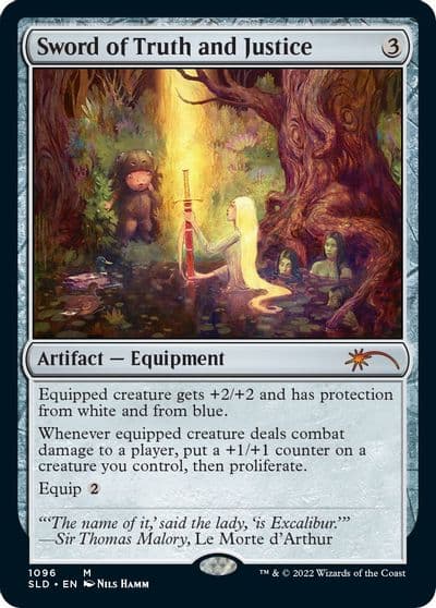 Sword of Truth and Justice Secret Lair Drop Series Magic card