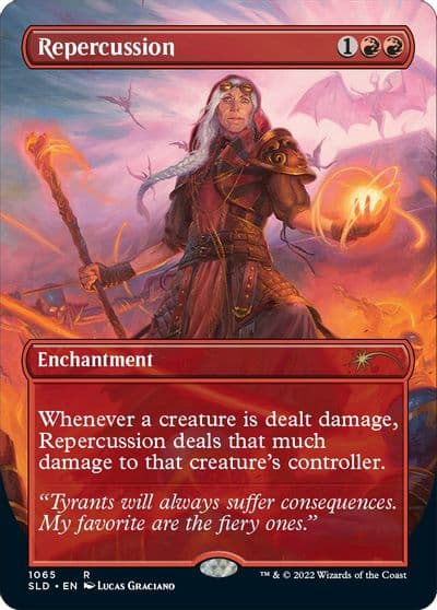 Repercussion Secret Lair Drop Series Magic card