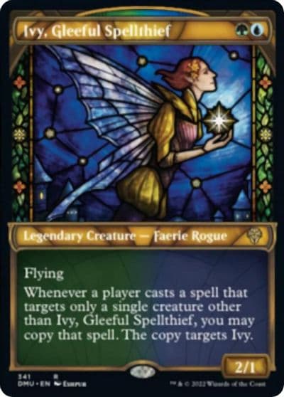 Ivy Gleeful Spellthief Textured Foil Dominaria United Magic card