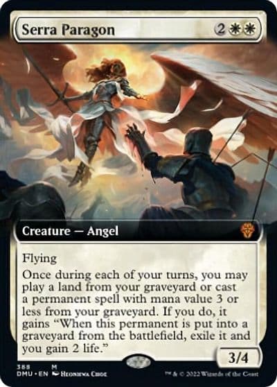 Serra Paragon Extended Art Dominaria United Magic card