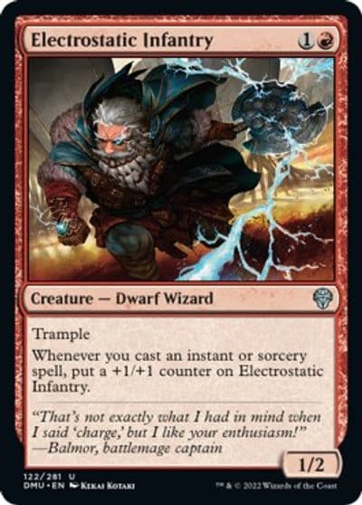Electrostatic Infantry Dominaria United Magic card