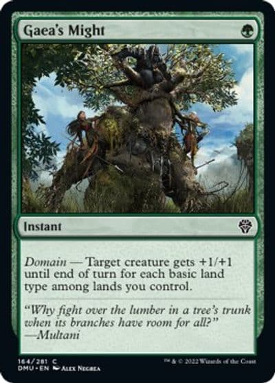Gaeas Might Dominaria United Magic card