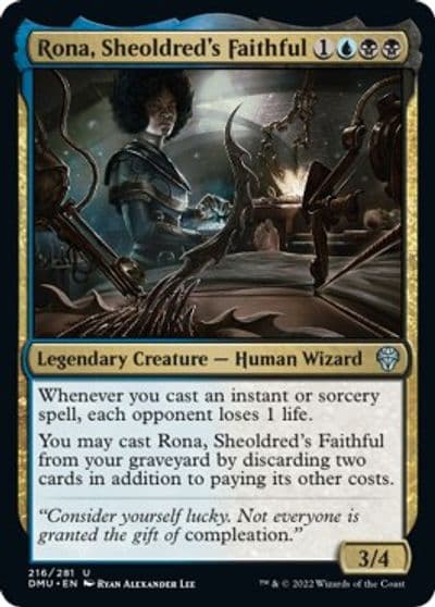 Rona Sheoldreds Faithful Dominaria United Magic card