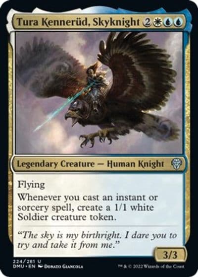 Tura Kennerud Skyknight Dominaria United Magic card