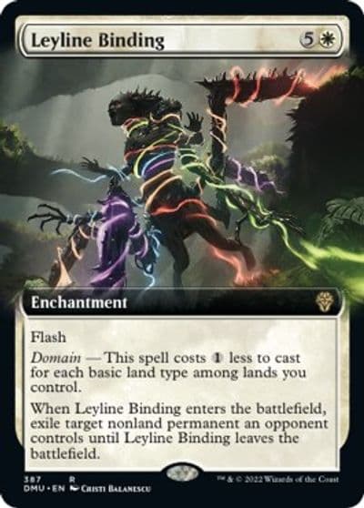 Leyline Binding Extended Art Dominaria United Magic card