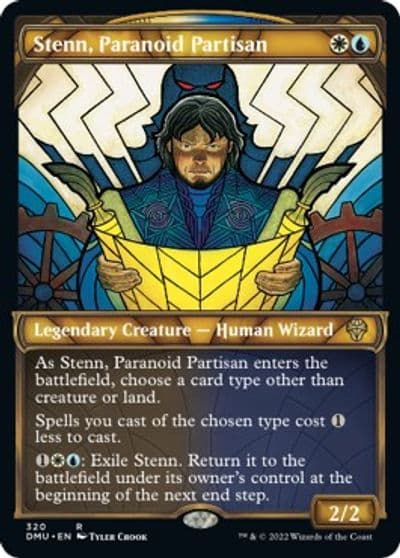 Stenn Paranoid Partisan Showcase Dominaria United Magic card