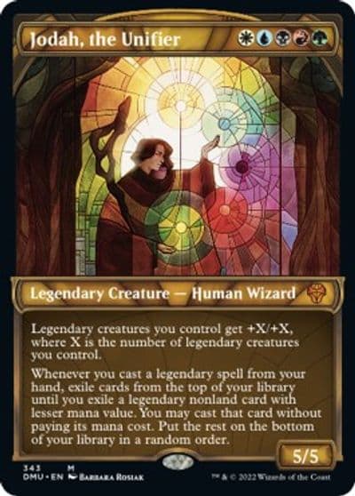 Jodah the Unifier Textured Foil Dominaria United Magic card
