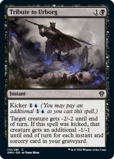 Tribute to Urborg Dominaria United Magic card