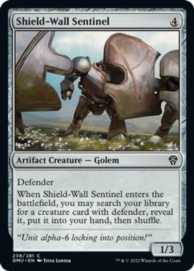 Shield Wall Sentinel Dominaria United Magic card