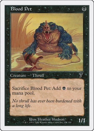 Blood Pet 7th Edition Magic card