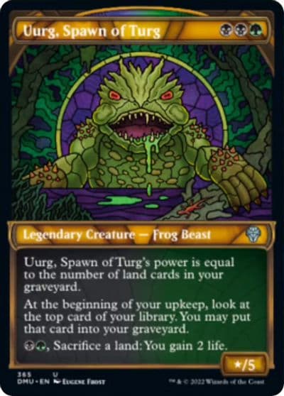 Uurg Spawn of Turg Textured Foil Dominaria United Magic card