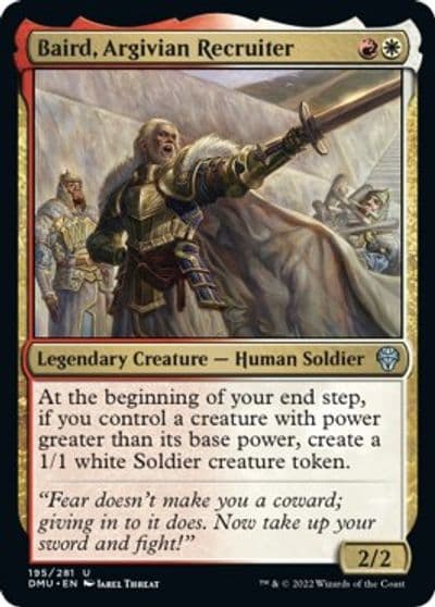 Baird Argivian Recruiter Dominaria United Magic card