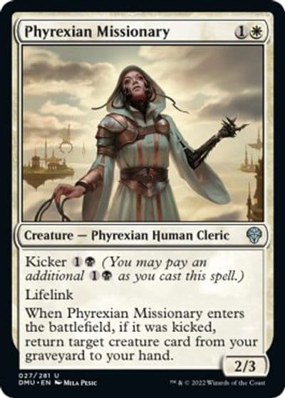 Phyrexian Missionary Dominaria United Magic card
