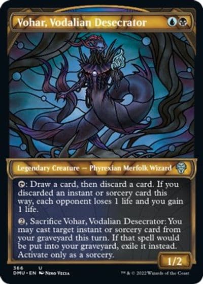 Vohar Vodalian Desecrator Textured Foil Dominaria United Magic card