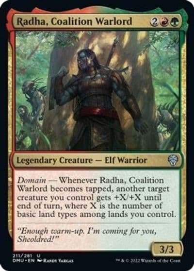 Radha Coalition Warlord Dominaria United Magic card