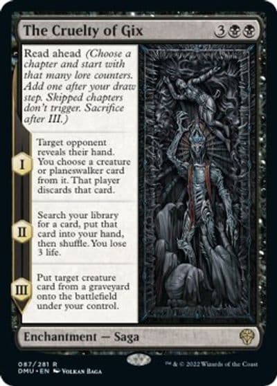 The Cruelty of Gix Dominaria United Magic card