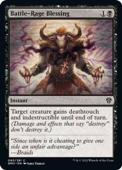 Battle Rage Blessing Dominaria United Magic card